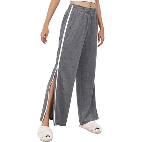 Side tear off sports pants